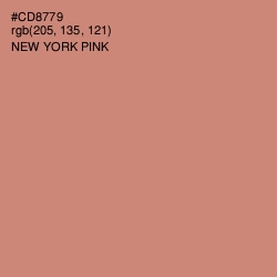 #CD8779 - New York Pink Color Image